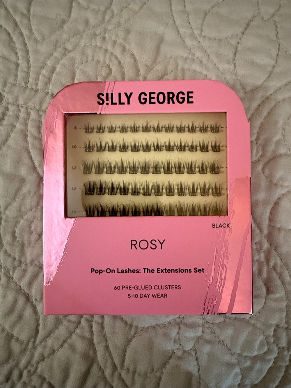 Silly George Rosy Pop-on lashes: The Extension Set NIB